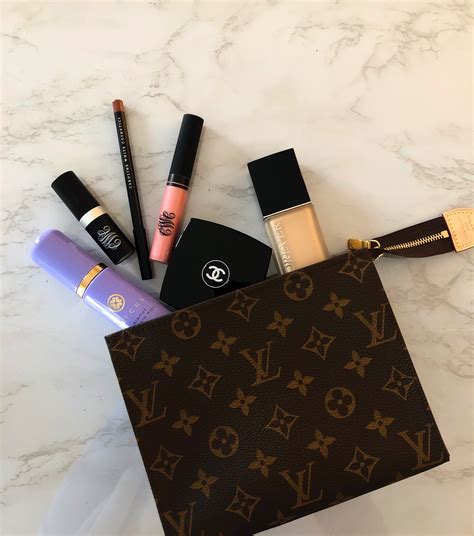 lv inspired makeup bag|Lv large square makeup bag.